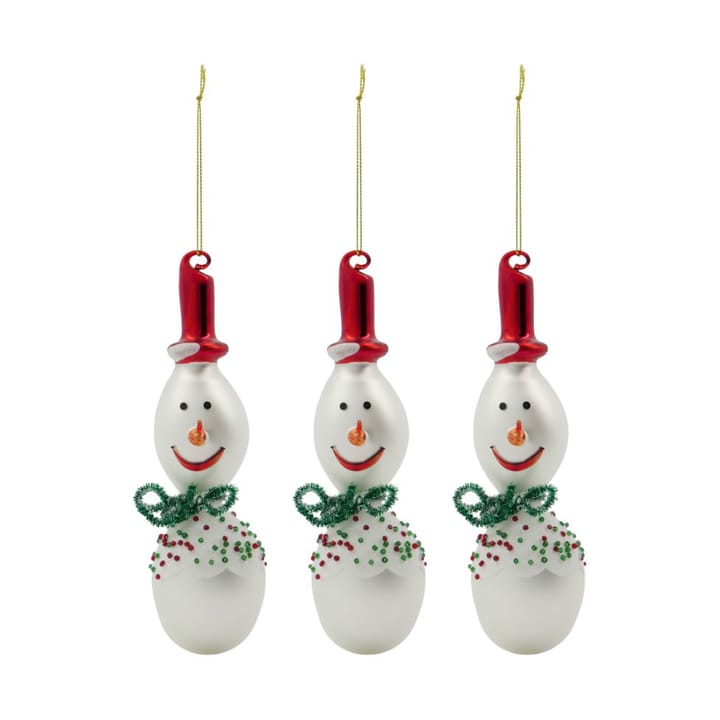 Frosty Wisior na choinkę 15,9 cm 3 szt., White House Doctor