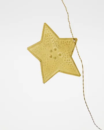Girlanda Stars - Antyczny mosiądz, 200 cm - House Doctor