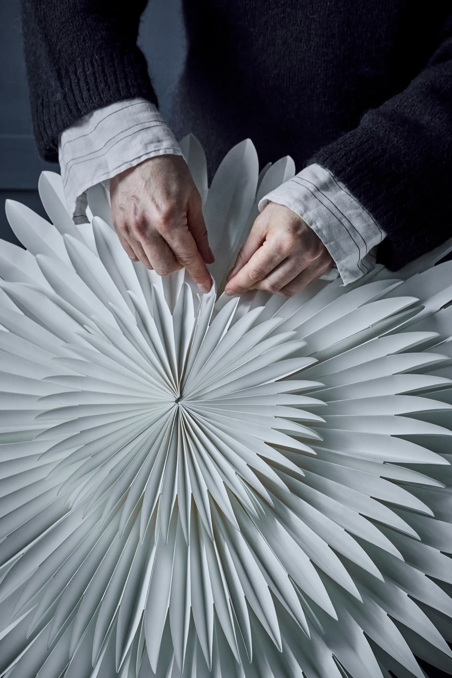 Gwiazda adwentowa Layer Ø60 cm, Biała House Doctor