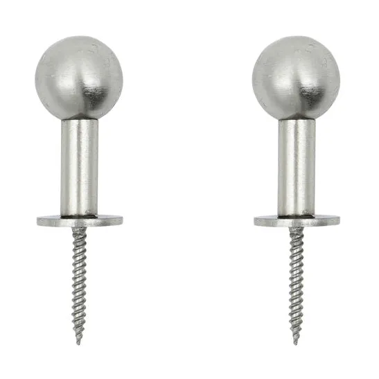 Haczyk Ball, 2 szt., Wykończenie srebrne, Ø4x2 cm House Doctor