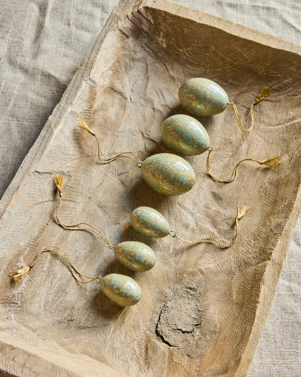 Jajka wielkanocne Bloom 6 części, Jasnoniebieski House Doctor