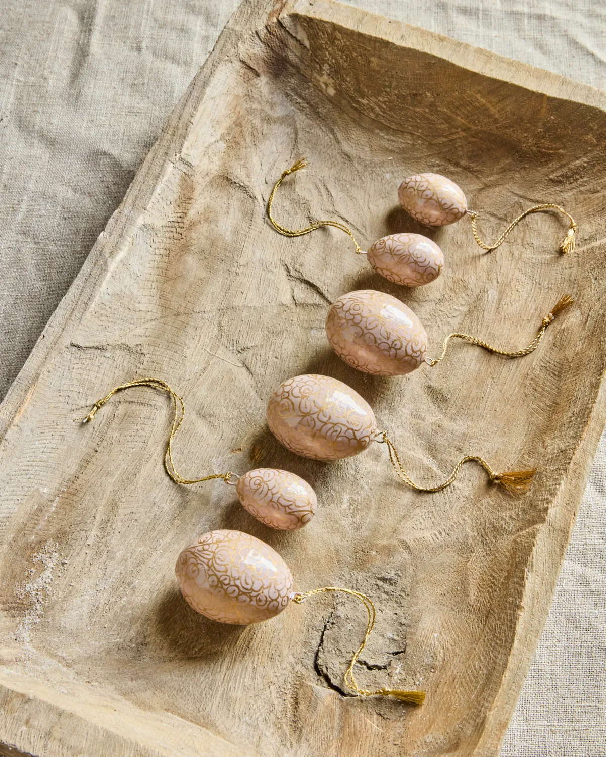 Jajka wielkanocne Bloom 6 części, Różowy House Doctor