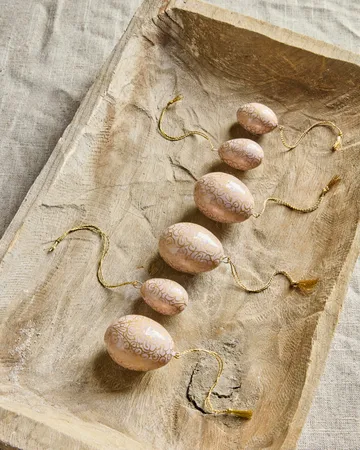 Jajka wielkanocne Bloom 6 części - Różowy - House Doctor