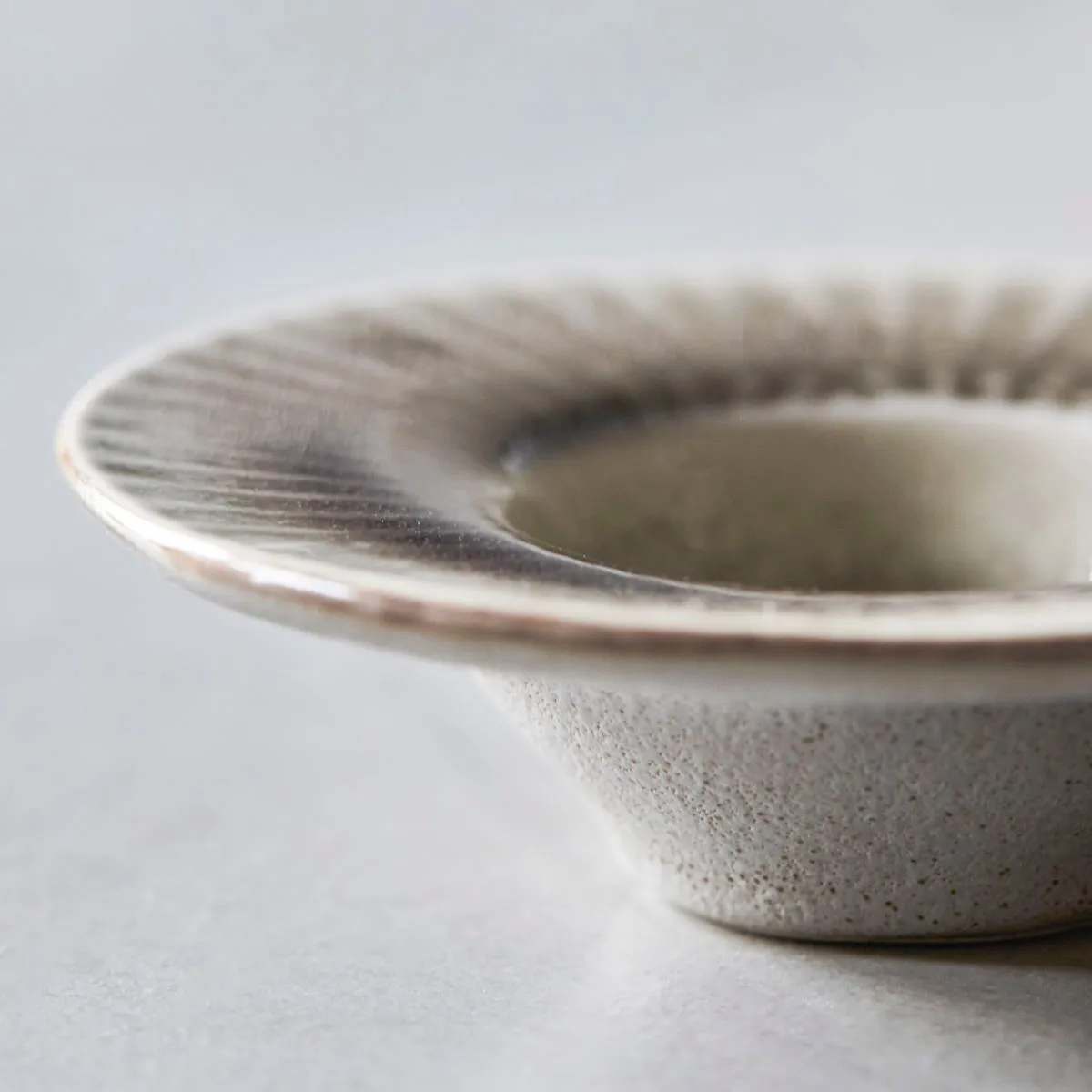 Kieliszek na jajko Pleat 4 szt., Szaro-brązowy House Doctor