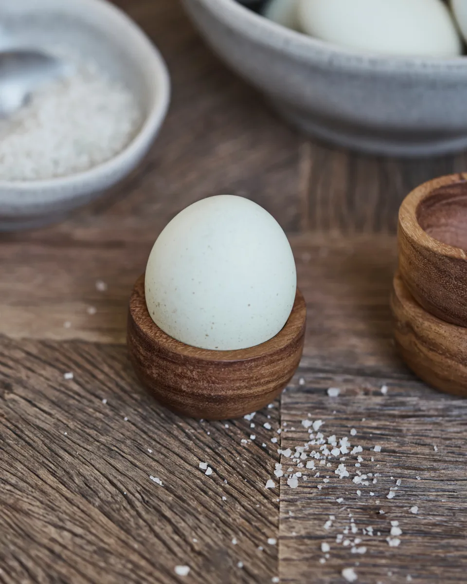 Kieliszki do jajek Wood 4 szt., Natur House Doctor