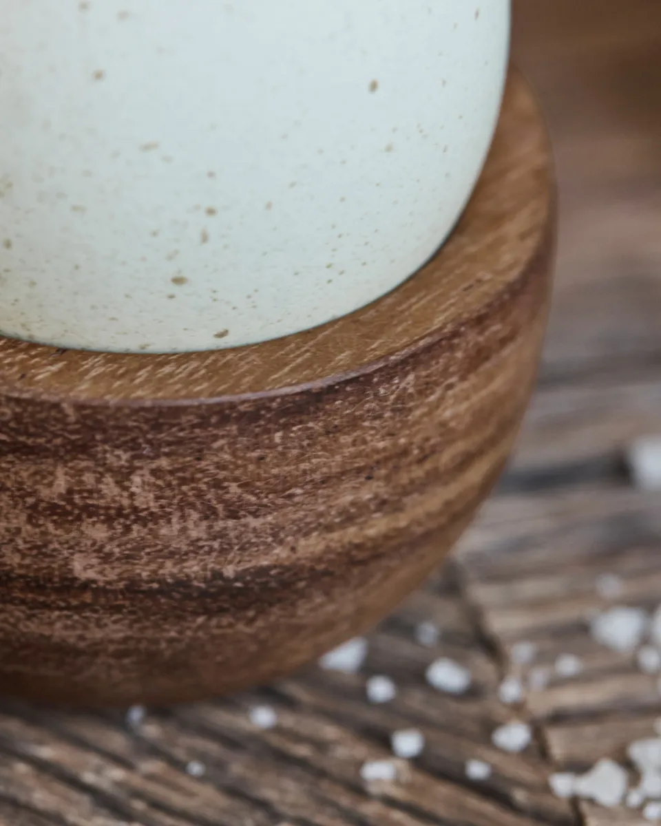 Kieliszki do jajek Wood 4 szt., Natur House Doctor