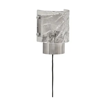Kinkiet Type - Szczotkowane srebro, 18x10,5x22 cm - House Doctor