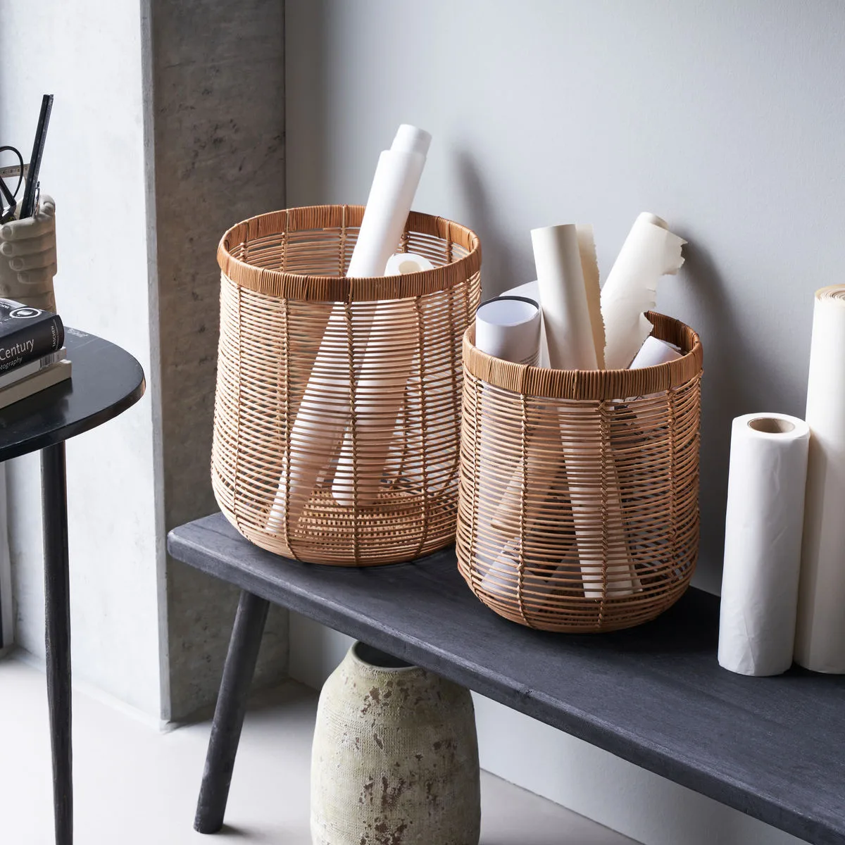 Kosz Live 2 szt., Natura House Doctor