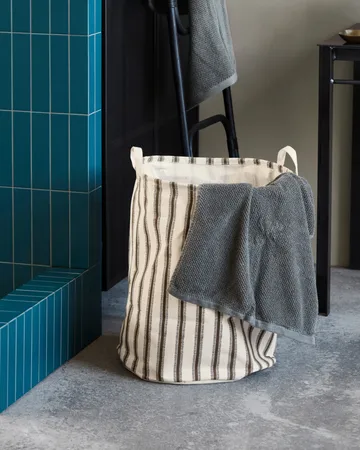 Kosz na pranie Laundry Ø40x50 cm - Jasnobrązowy - House Doctor