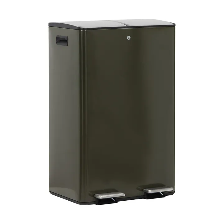 Kosz na śmieci Sort - Deep green, 46x35,5x71 cm - House Doctor
