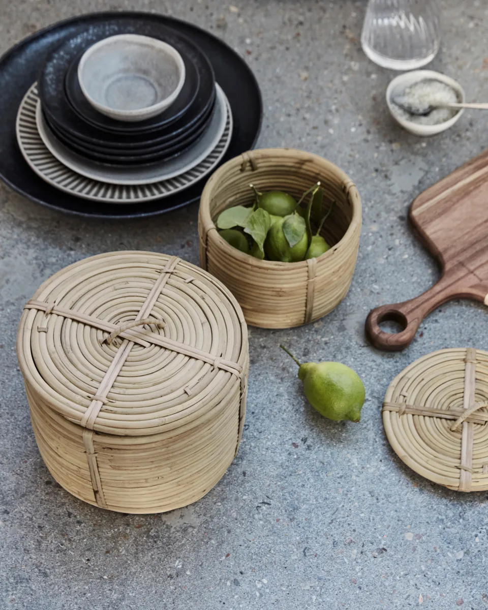 Kosz z pokrywką House doctor  2 części, Natur House Doctor