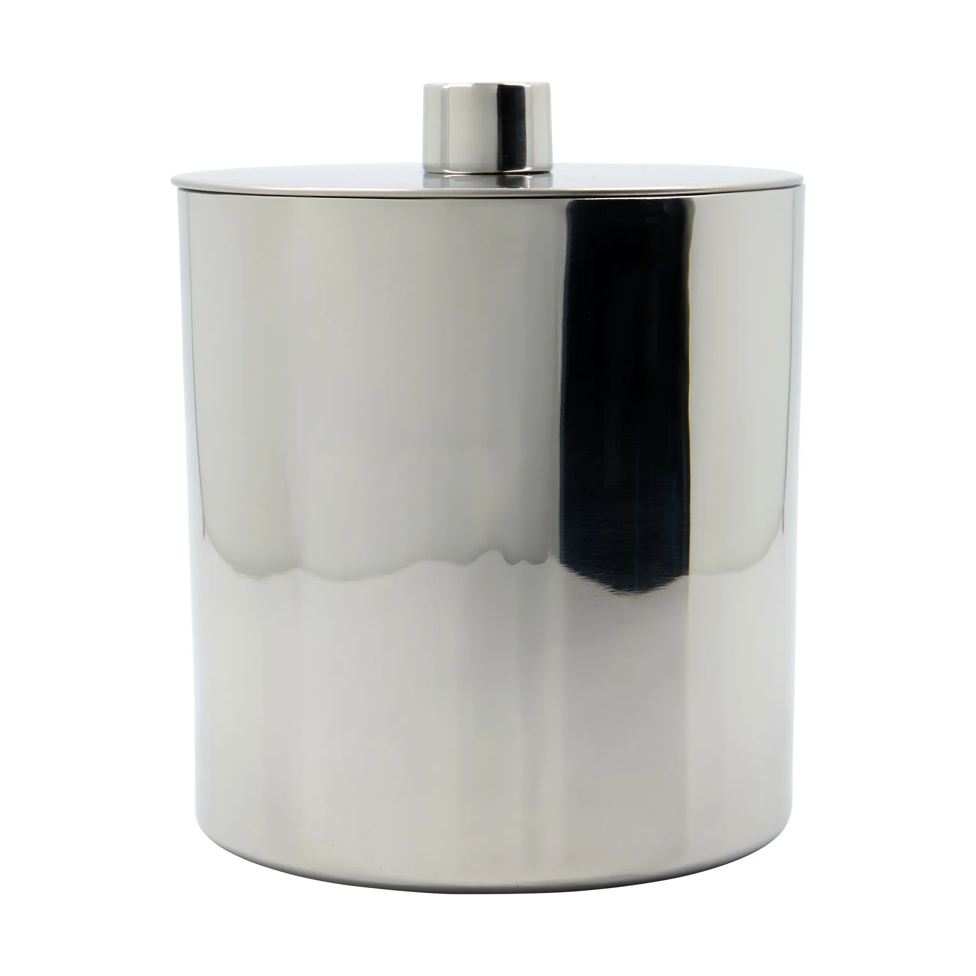 Kubełek na lód Kett Ø15,5×16 cm, Srebrne wykończenie House Doctor