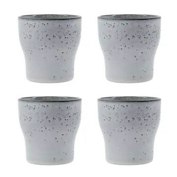 Kubek termiczny Liss 9 cm 4-pak - Jasnoszary - House Doctor