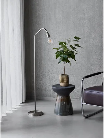 Lampa podłogowa - Szczotkowane w kolorze srebrnym, 129,5 cm - House Doctor