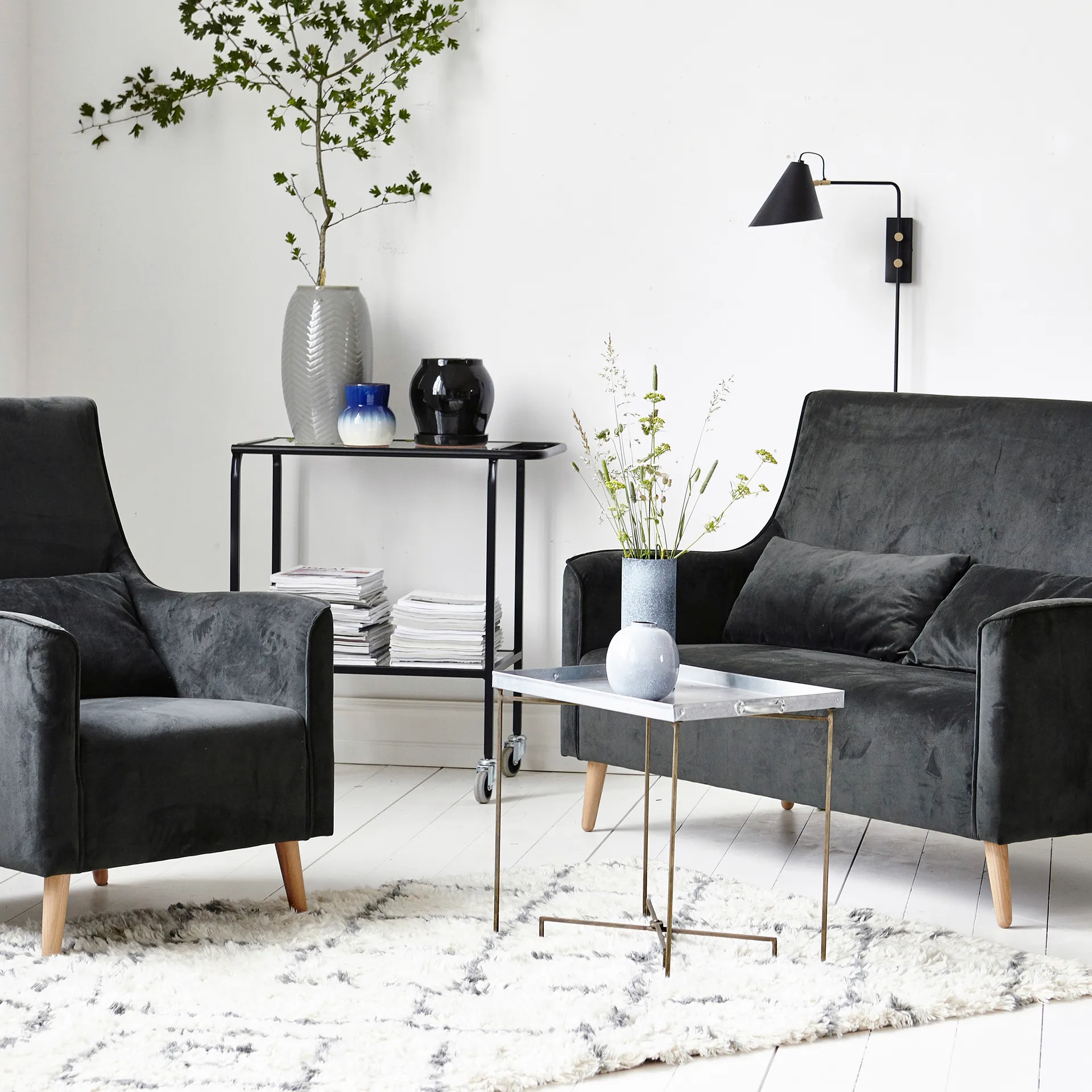 Lampa ścienna Club, proste ramię House Doctor