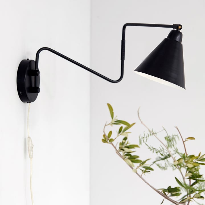 Lampa ścienna Game, czarna, Duża, 70 cm House Doctor