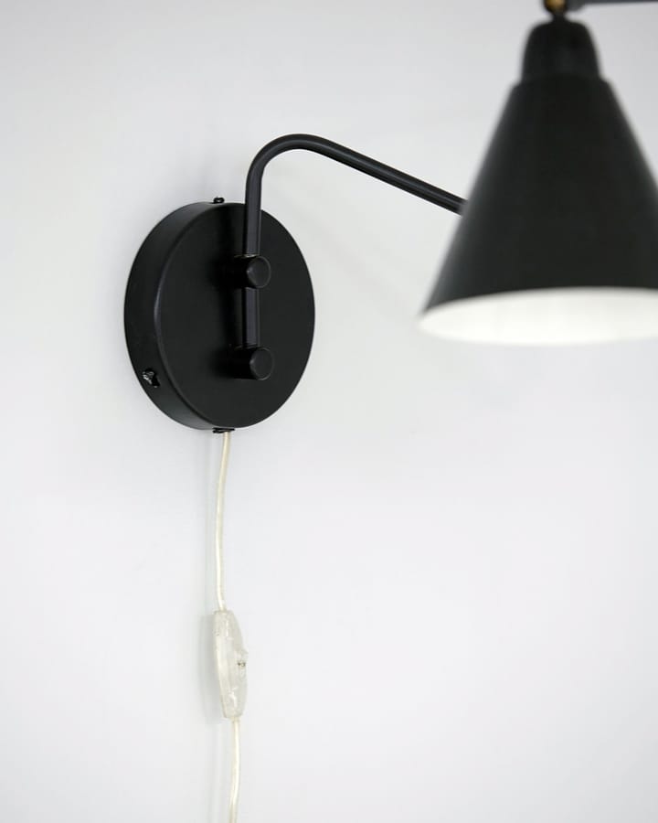 Lampa ścienna Game, czarna, Duża, 70 cm House Doctor