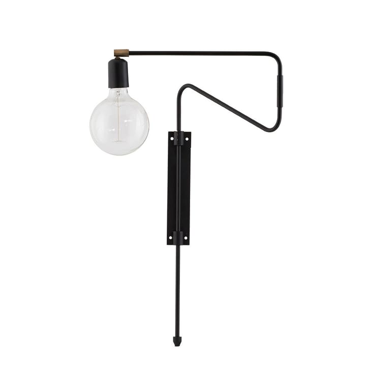 Lampa ścienna Swing czarna - mały, 35 cm - House Doctor