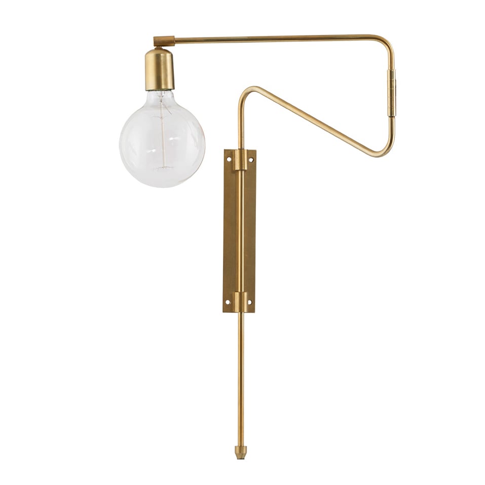 Фото - Люстра / світильник House Doctor Lampa ścienna Swing mosiądz mały, 35 cm 