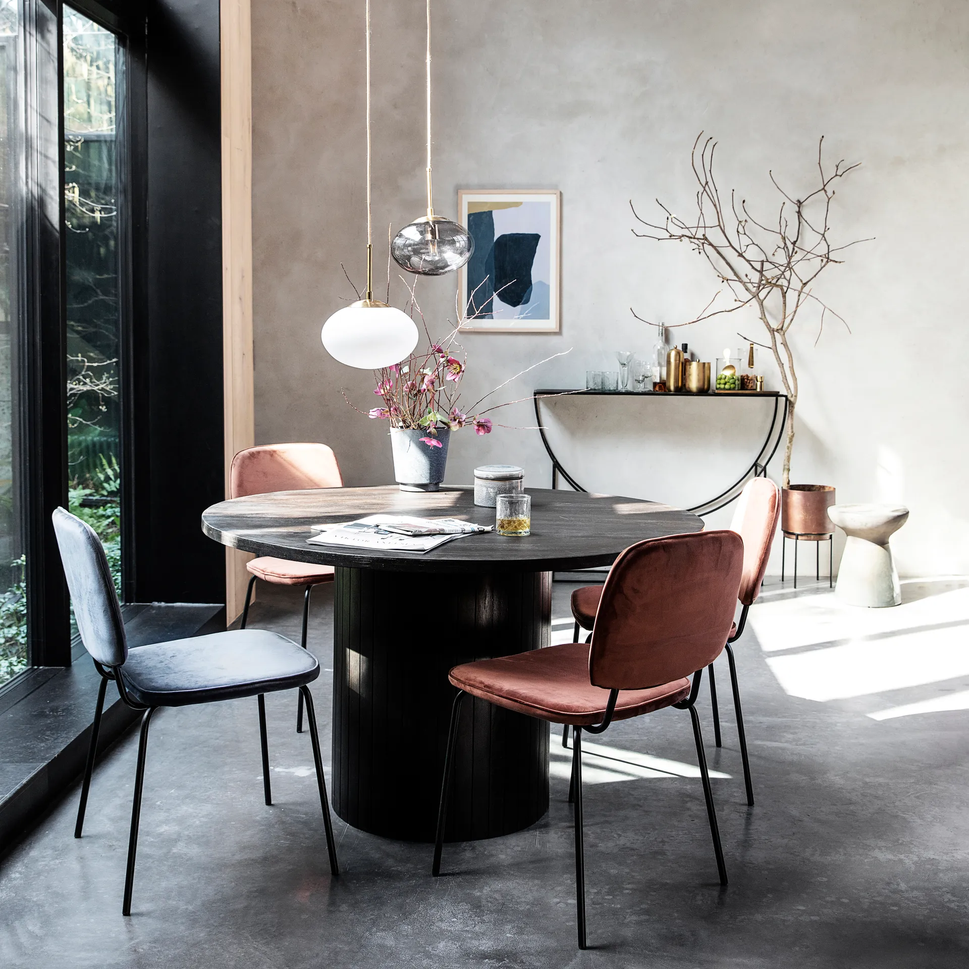 Lampa stołowa Opal 22 x 17 cm, biały House Doctor