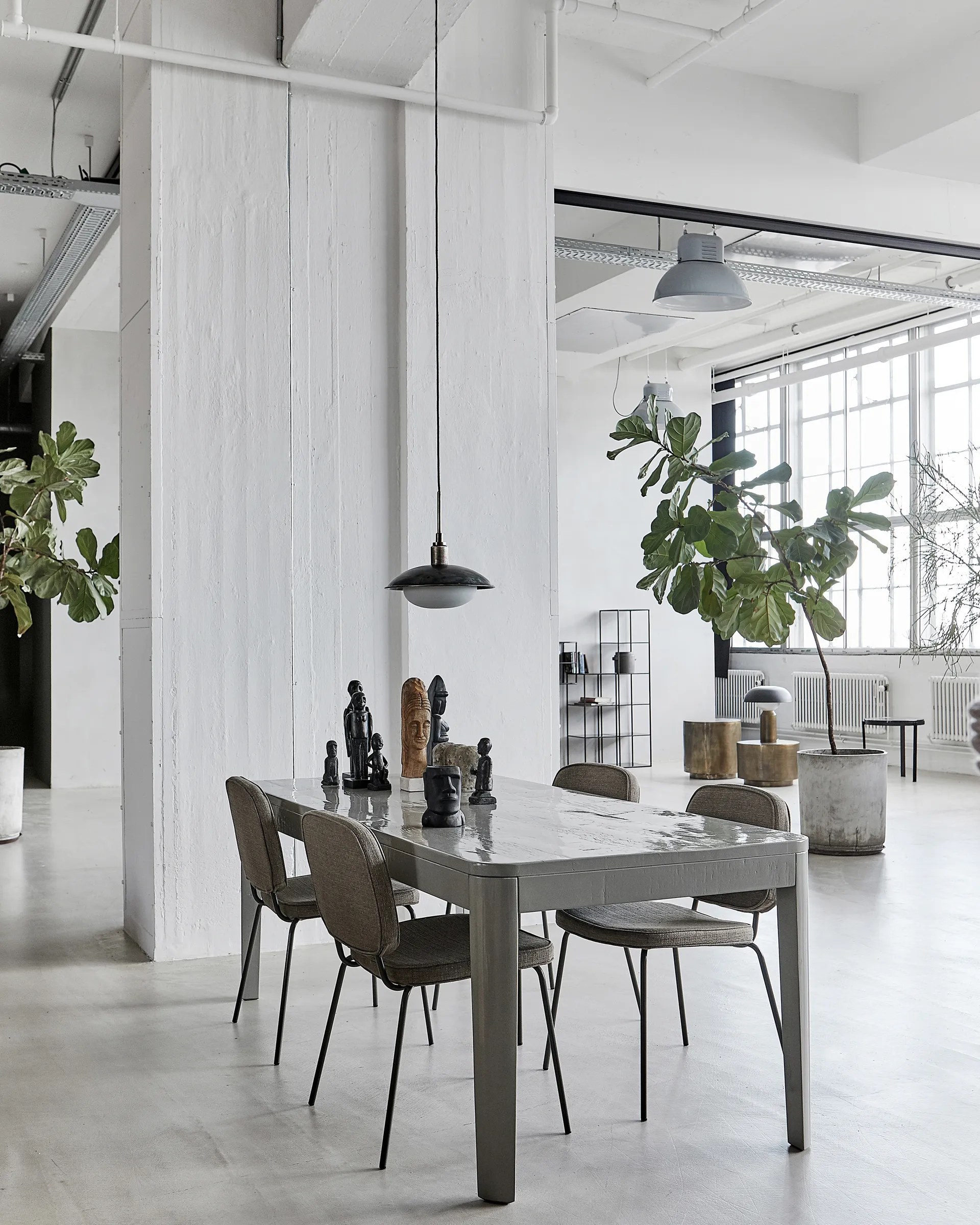 Lampa sufitowa Boston Ø32 cm, Brązowy postarzany House Doctor