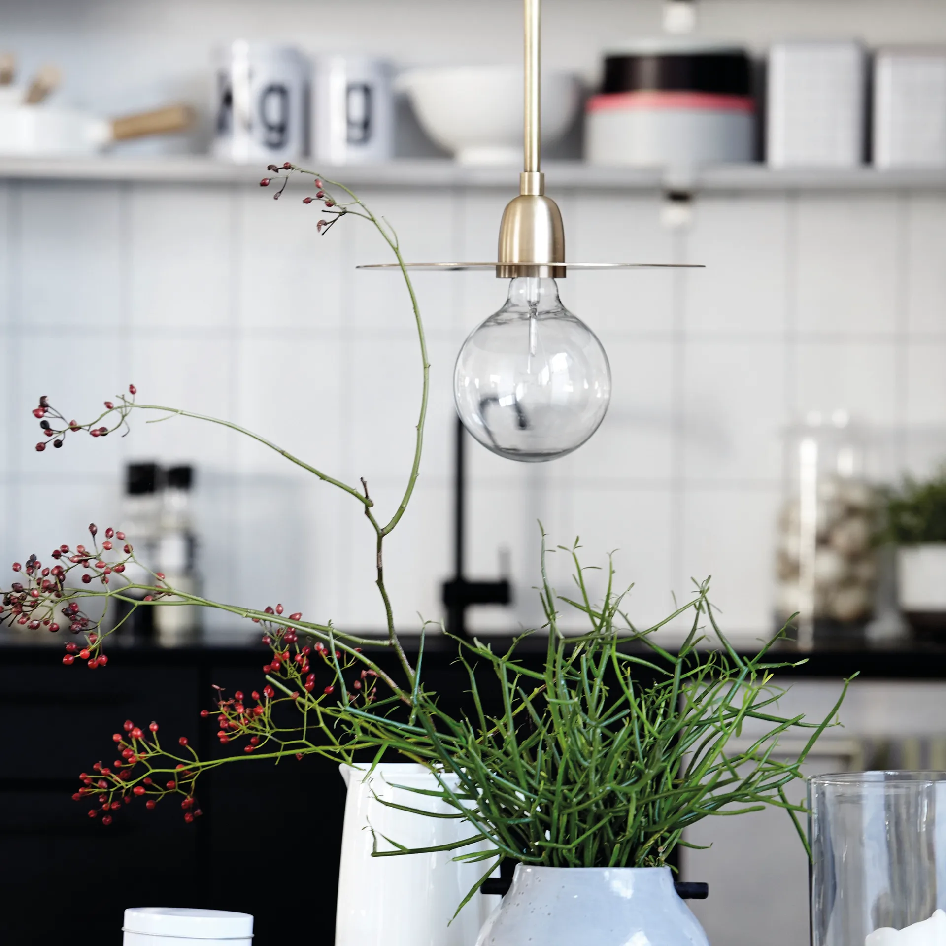 Lampa sufitowa LP, mosiądz House Doctor