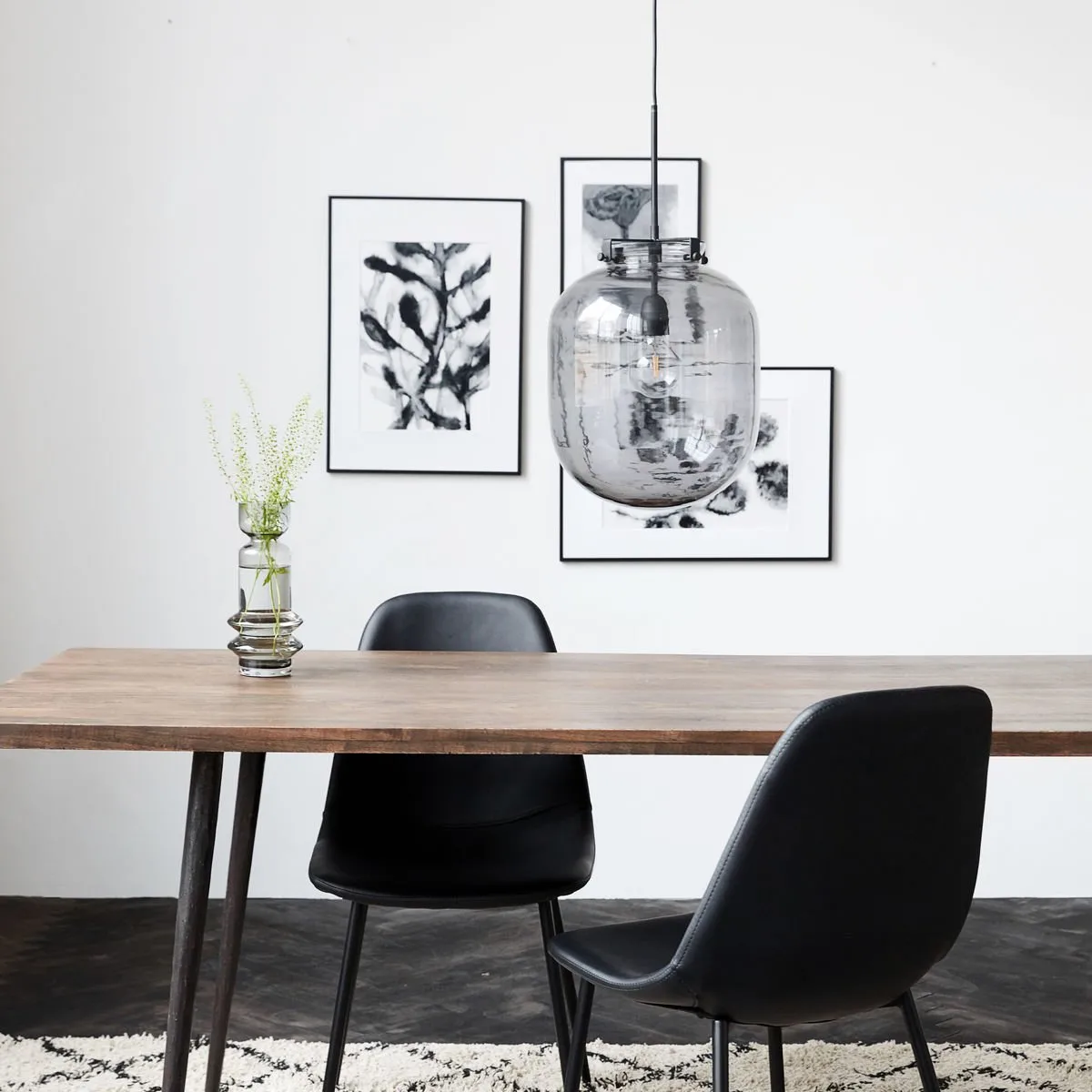 Lampa wisząca Ball, szary House Doctor