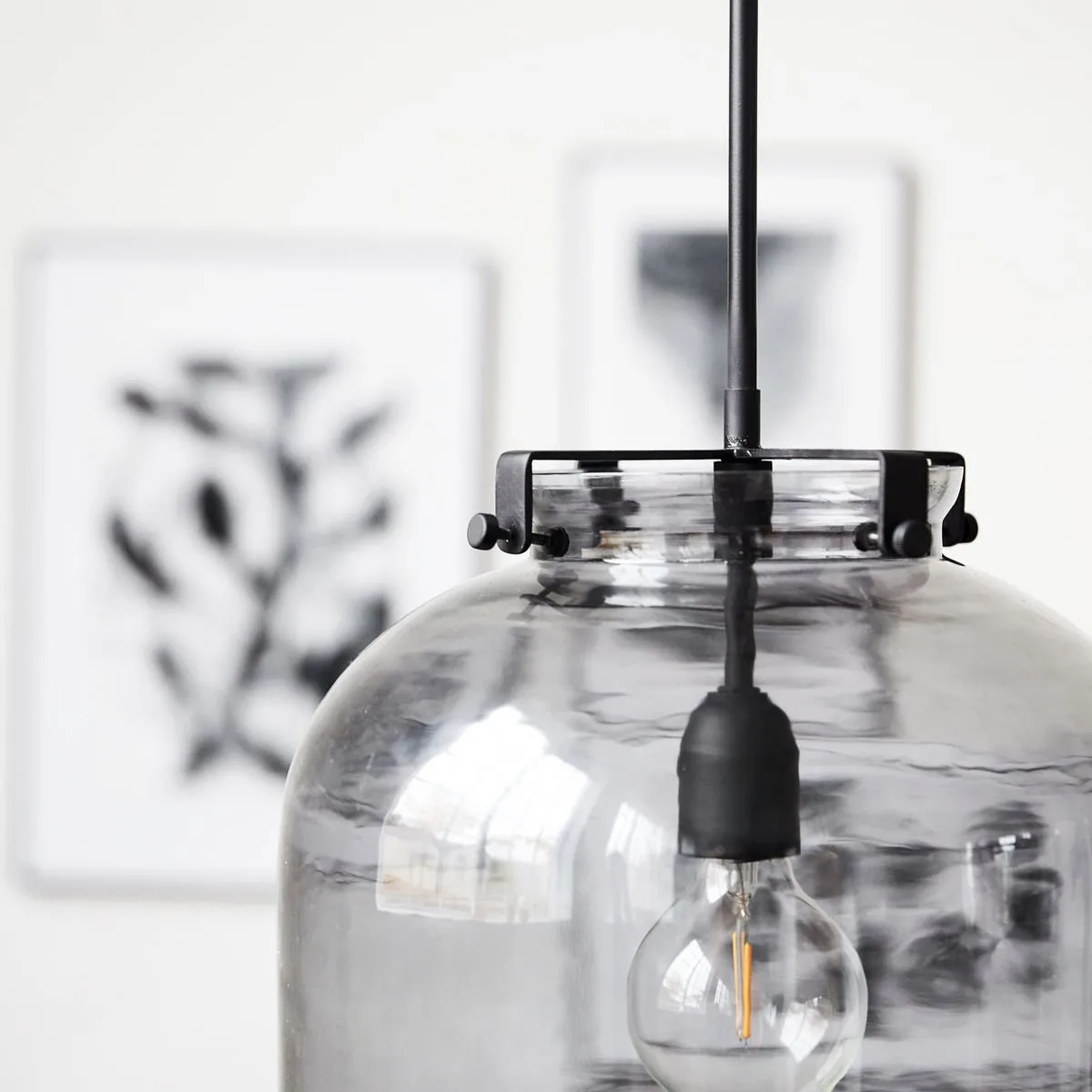 Lampa wisząca Ball, szary House Doctor