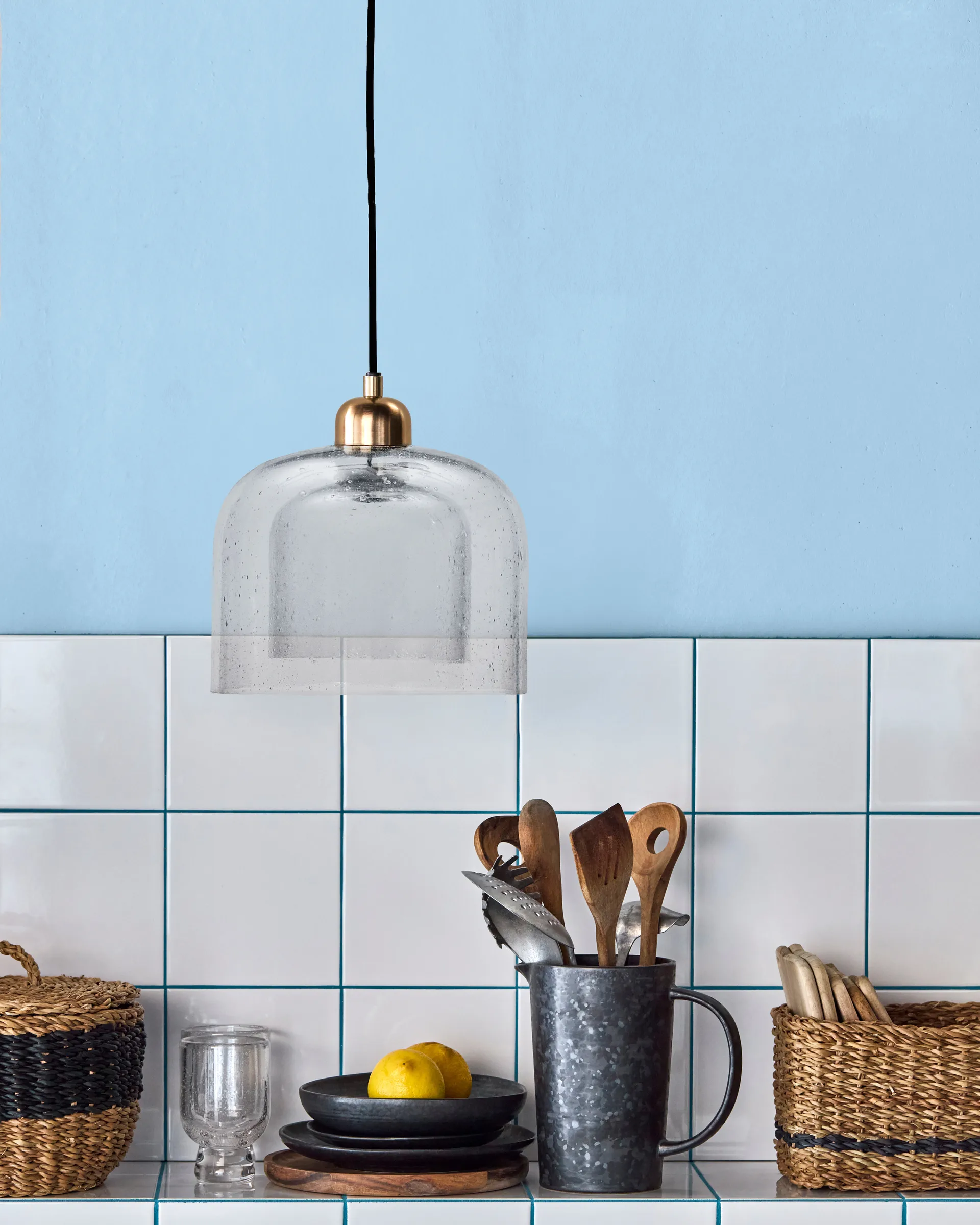 Lampa wisząca Bell Ø25 cm, Przezroczysty House Doctor