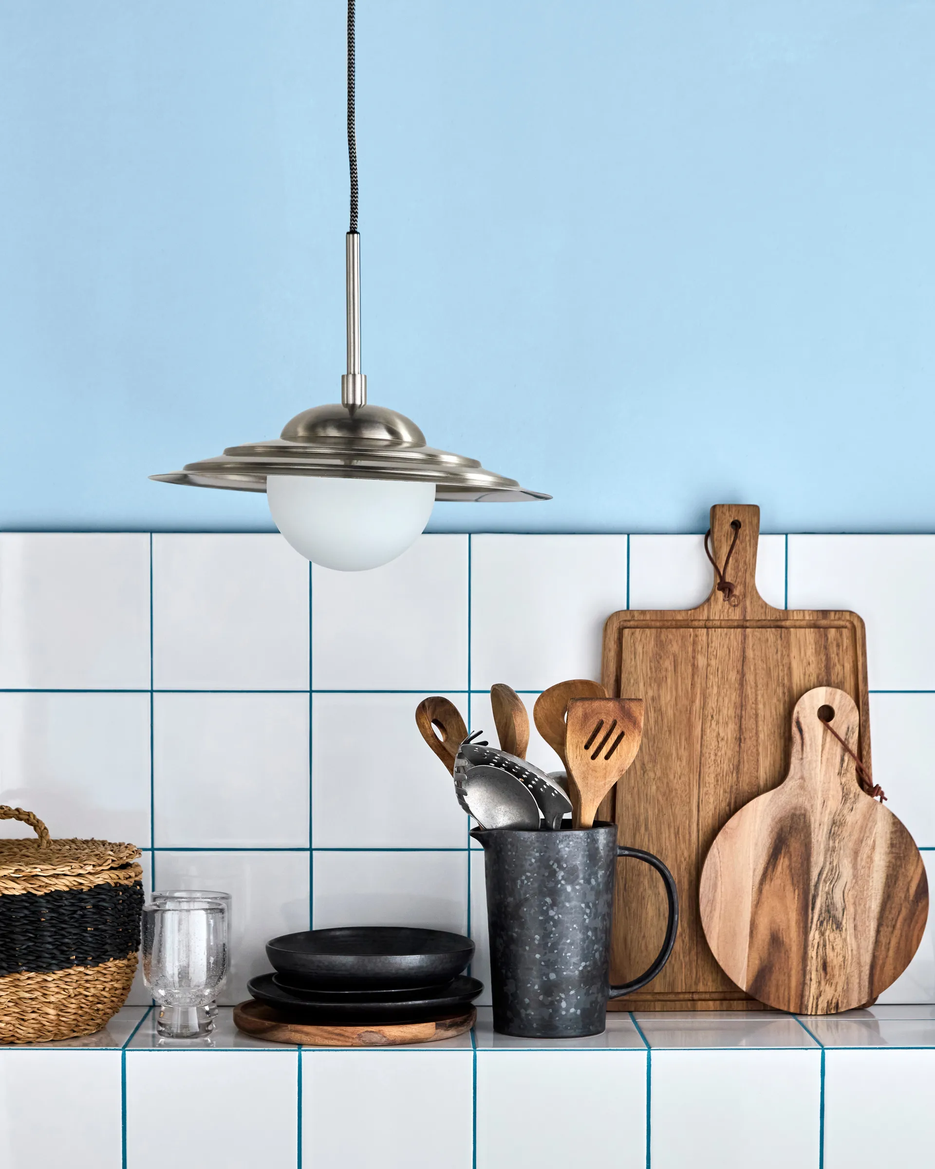 Lampa wisząca Coin, Szczotkowane srebro House Doctor