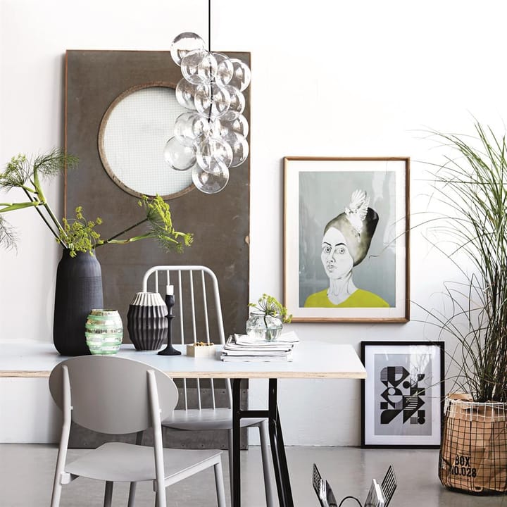Lampa wisząca DIY, 12 szklanych kul House Doctor