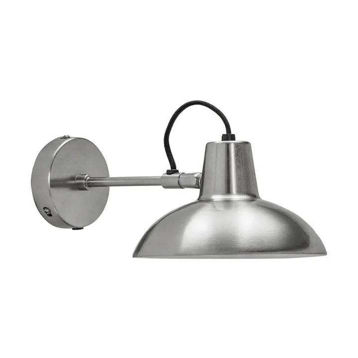Lampka ścienna Desk 30 cm - Szczotkowane w kolorze srebrnym - House Doctor