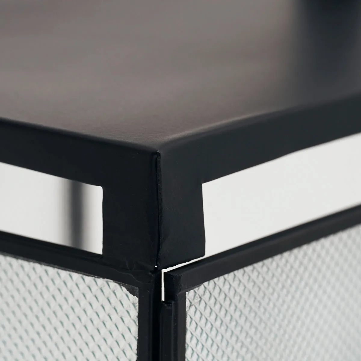 Latarnia Blaze 40 cm, Czarny antyk House Doctor