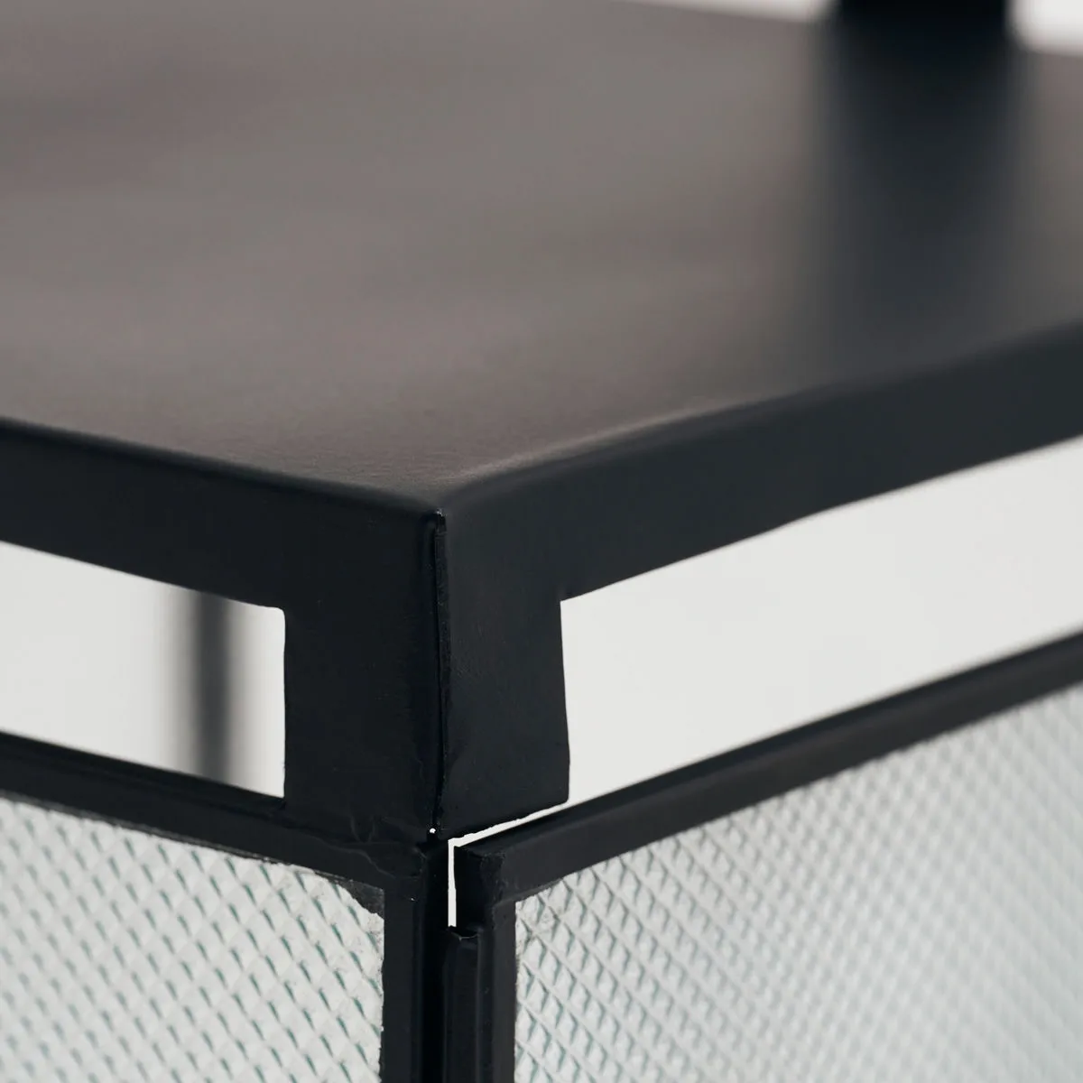 Latarnia Blaze 50 cm, Czarny antyk House Doctor