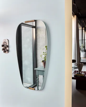 Lustro Clips 54,5x100 cm - Złocisty - House Doctor