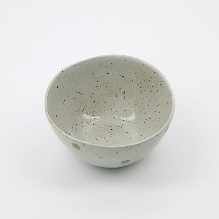 Miska Dots Ø12 cm, Biało-zielone kropki House Doctor