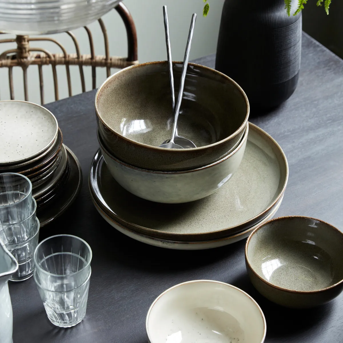 Miska Lake Ø22 cm, Zielony House Doctor