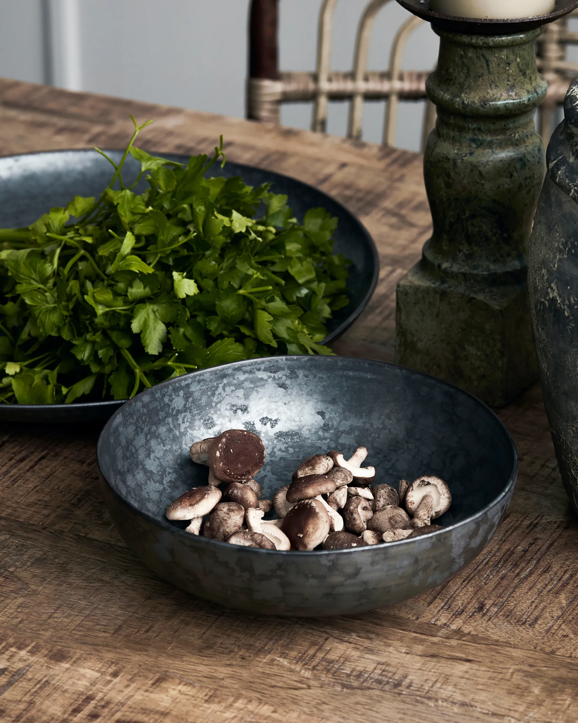 Miska Pion Ø22 cm, Czarno-brązowy House Doctor