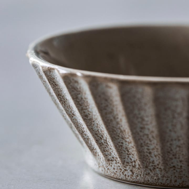 Miska Pleat Ø15 cm, Szaro-brązowa House Doctor