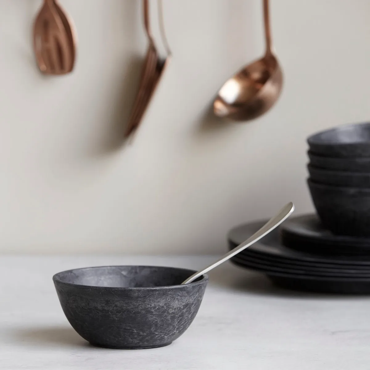 Miska Serveur 13 cm 4-pak, Czarny House Doctor