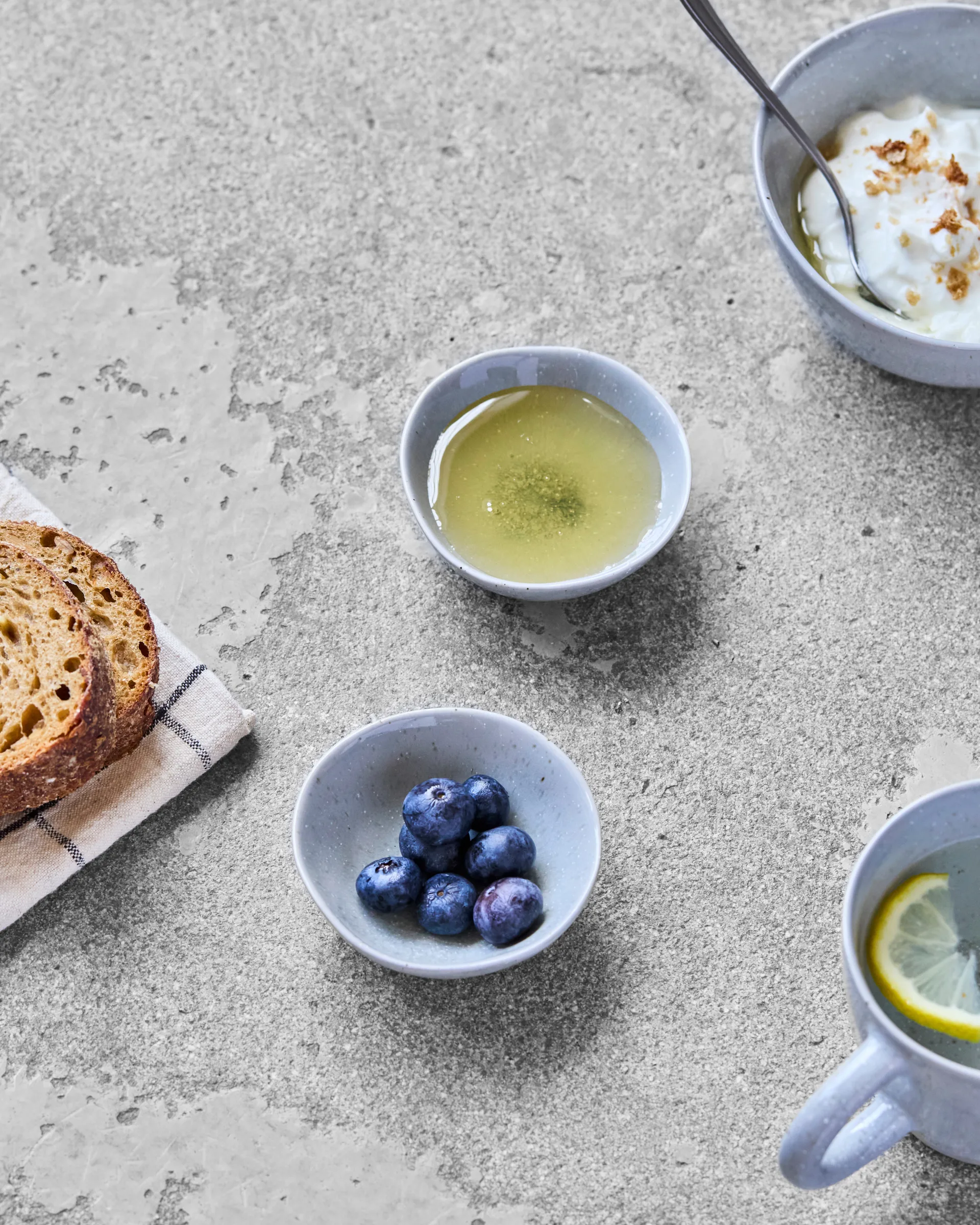 Miska Vida 600 ml, 4-pak, Jasnoniebieski House Doctor