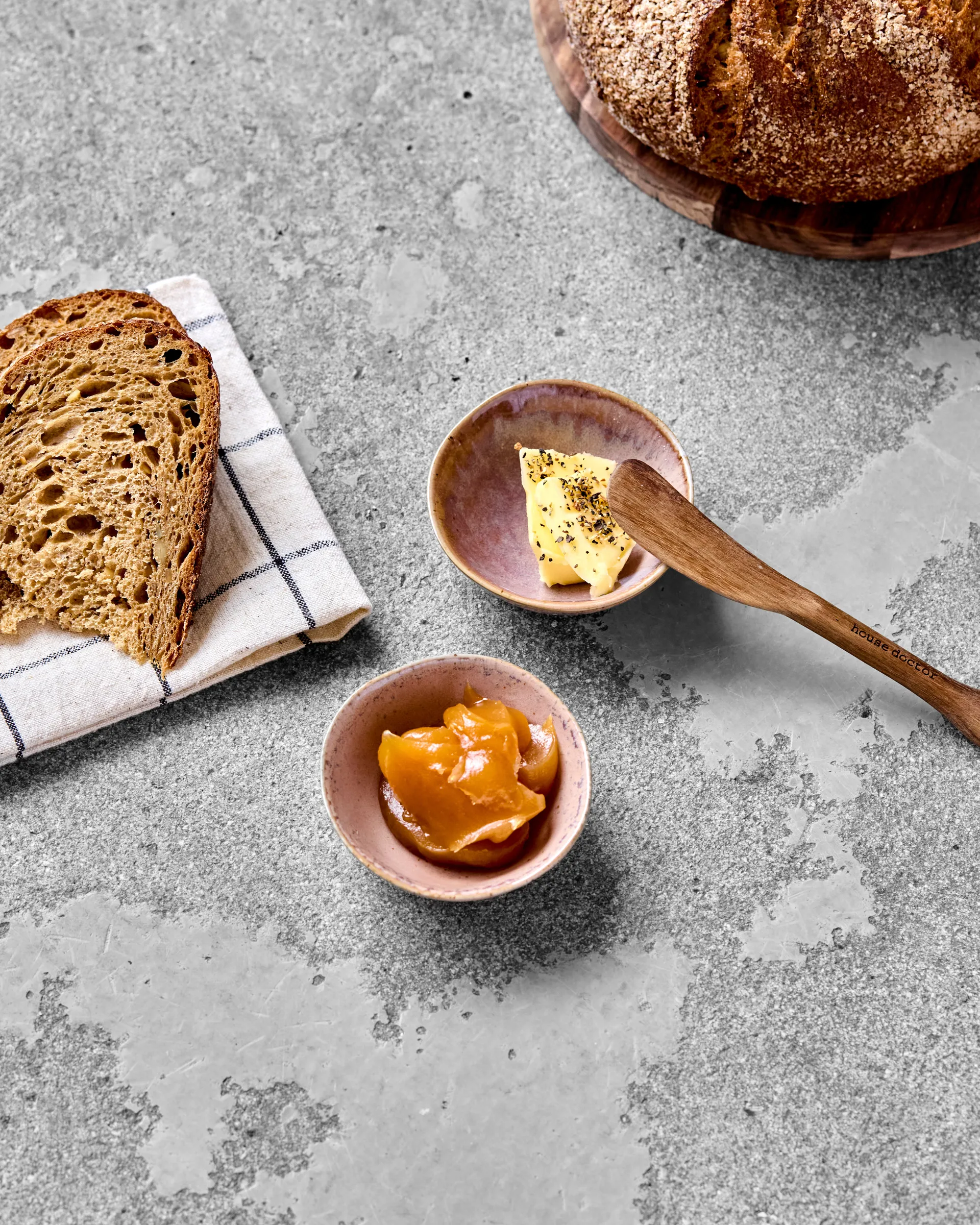 Miska Vida 600 ml, 4-pak, Różowy House Doctor