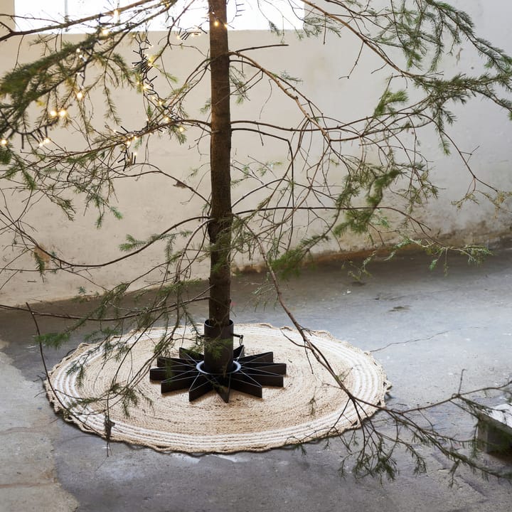 Nord Dywan choinkowy Ø120 cm, Jutowo-biały House Doctor