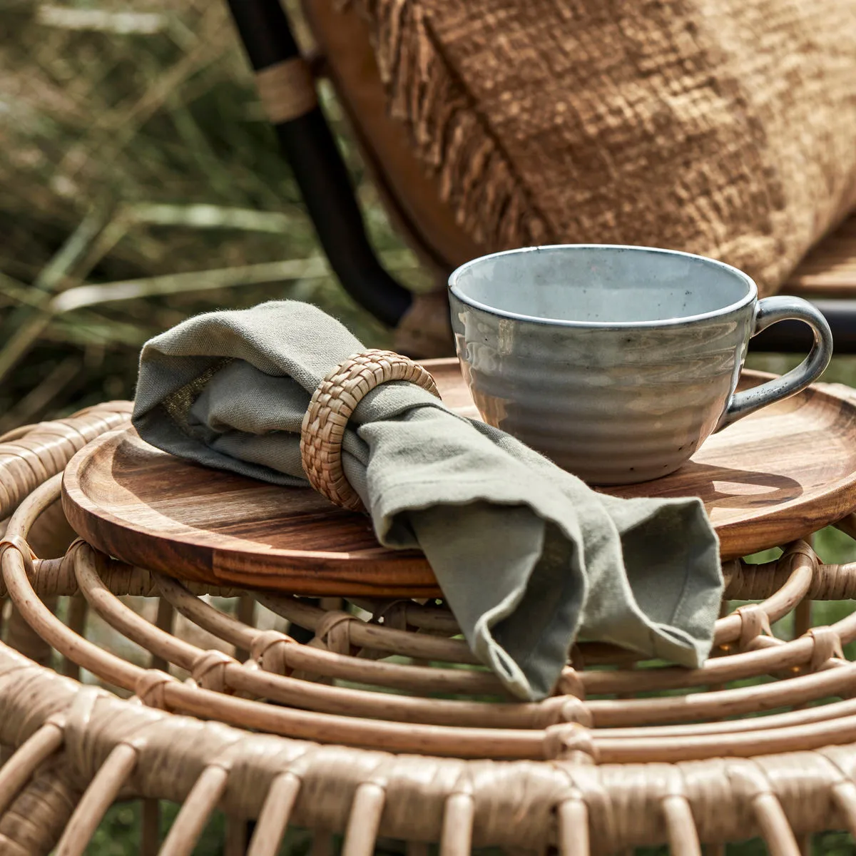 Obrączki na serwetki Kind Ø5 cm, 4 szt, Bambus House Doctor
