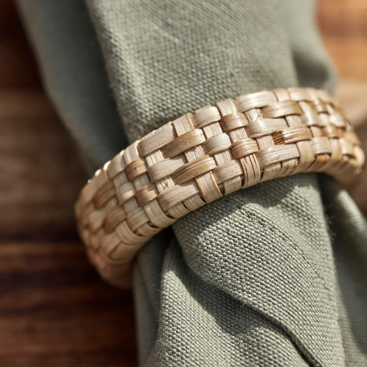 Obrączki na serwetki Kind Ø5 cm, 4 szt, Bambus House Doctor