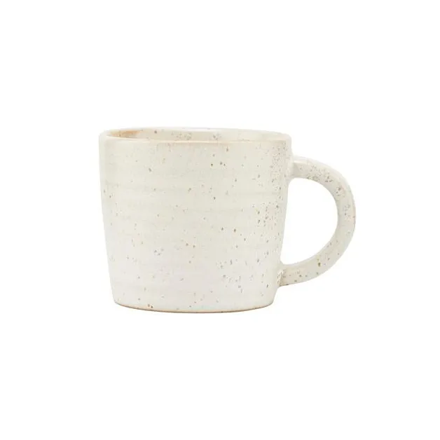 Pion filiżanka do espresso 100 ml - Szaro-biała - House Doctor