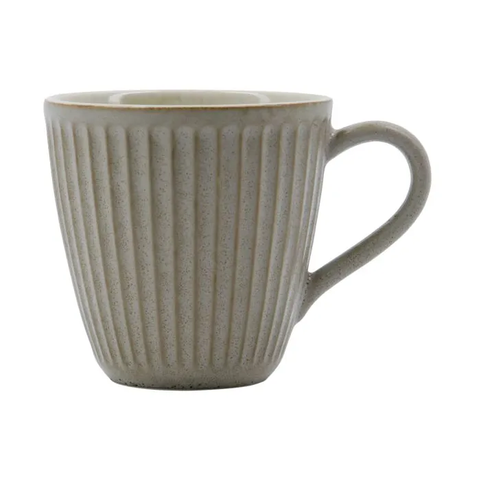 Pleat kubek 300 ml - Szaro-brązowy - House Doctor