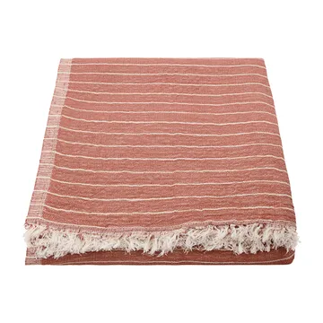 Pled Alice stripe 140x200 cm - Dusty berry - House Doctor