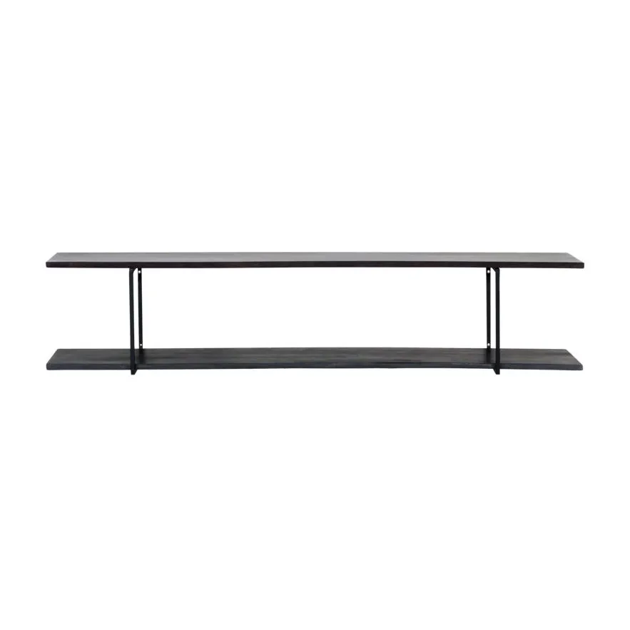 Półka Woods 130 cm, Czarny House Doctor