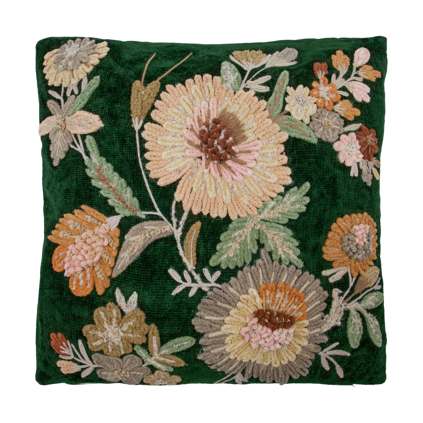 Poszewka na poduszkę Bota, Zielono-różowa, 50x50 cm House Doctor